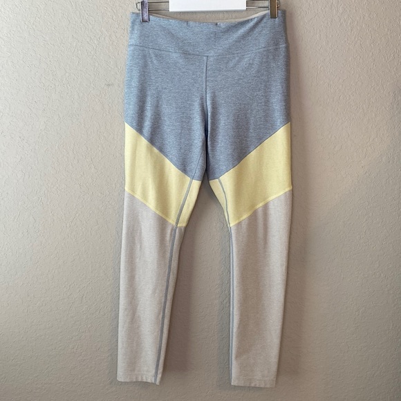 Outdoor Voices Pants - Outdoor Voices Gray and Yellow Leggings